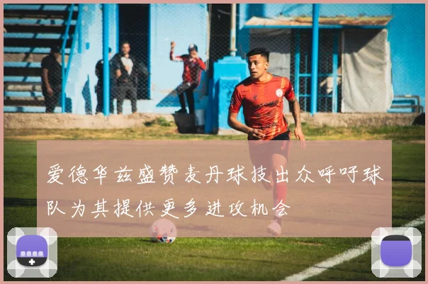 爱德华兹盛赞麦丹球技出众呼吁球队为其提供更多进攻机会